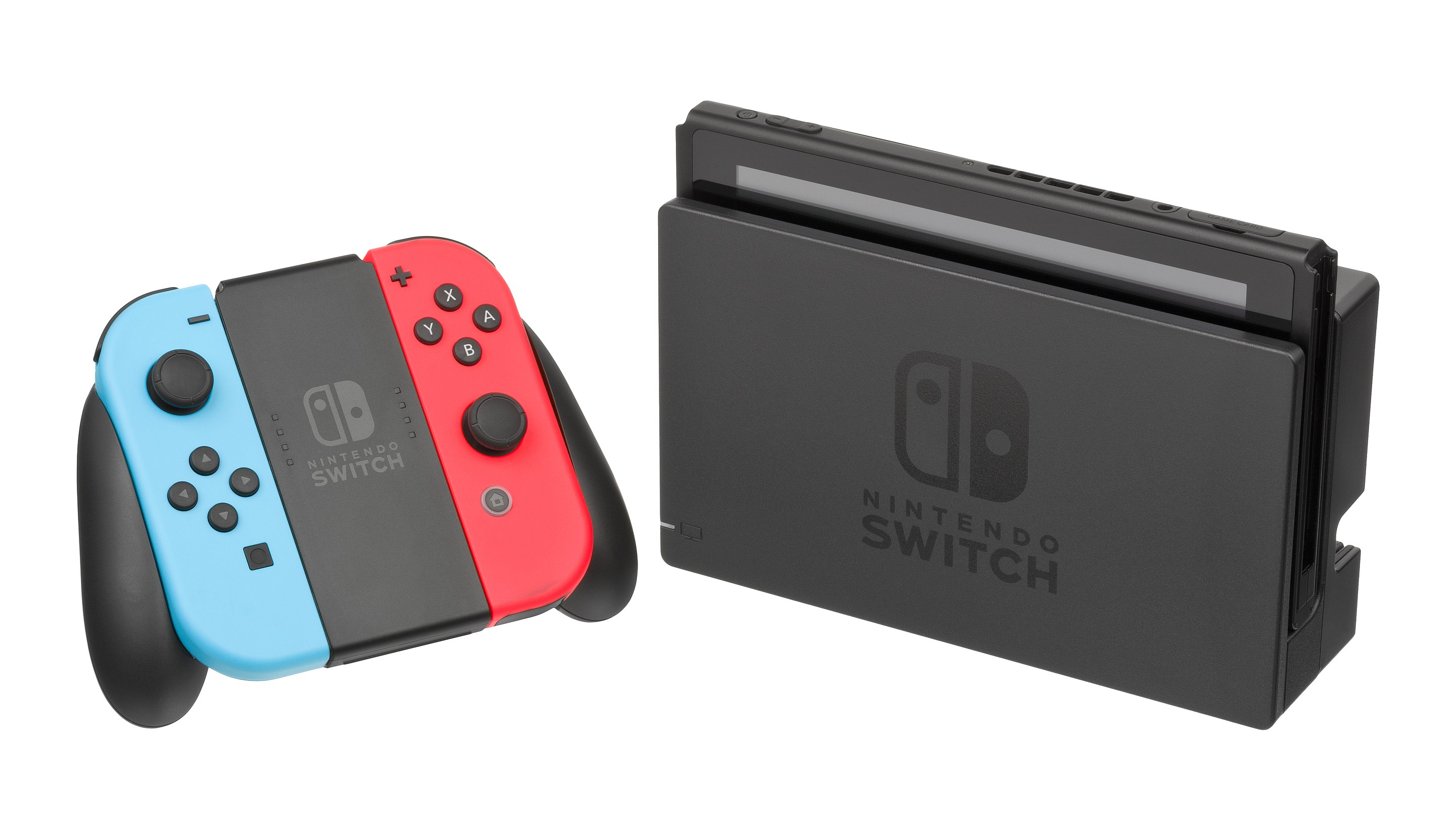 Nintendo Switch with Neon JoyCon